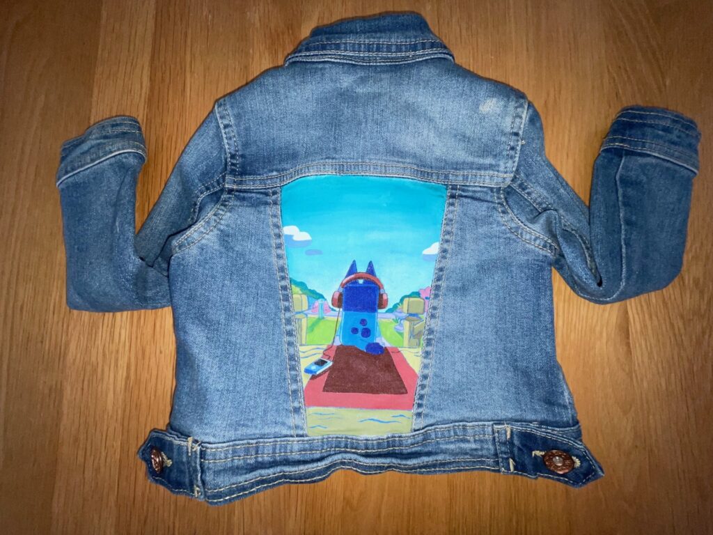 Chilled out Bluey - Age 3 Denim Jacket